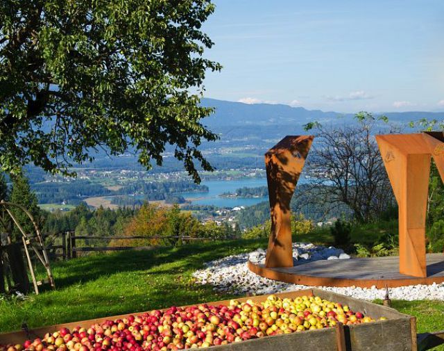 Etappenziel des Alpe Adria Trails auf der Baumgartnerhöhe